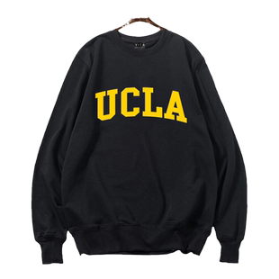 ucla美国加州大学洛杉矶分校篮球运动校服圆领卫衣男女长袖上衣服