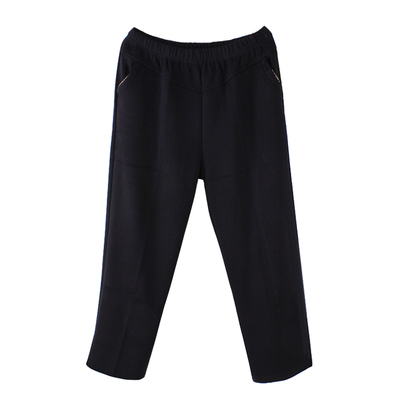 中老年人加肥加大高腰奶奶装直筒