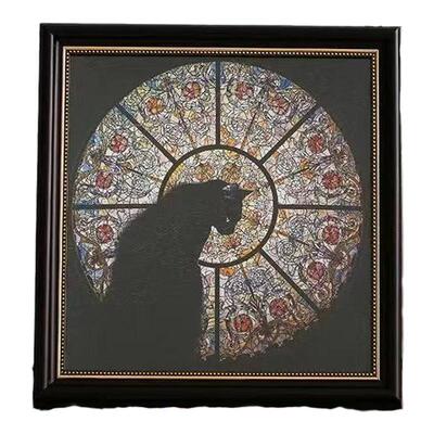 教堂猫拼图异形372片教堂猫CathedralCat窗台猫黑神话悟空木质图