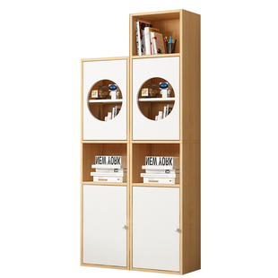 防尘夹缝书柜长条书架置物架落地家用客厅展示柜子电视柜旁窄立柜