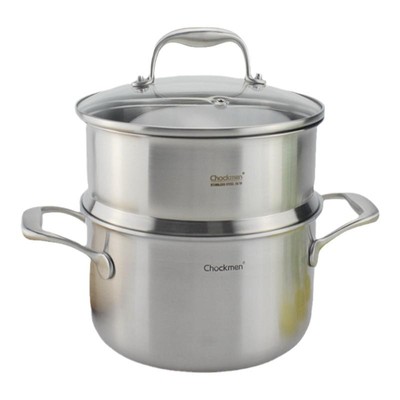 18-10不锈钢小蒸锅炖煲汤锅奶锅