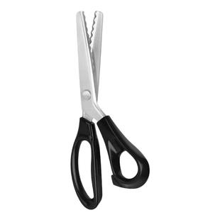 花边剪子锁边免缝缝纫剪刀裁缝剪三角形波浪剪牙布剪不锈钢手工剪