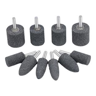 棕刚玉磨头带柄砂轮磨头电磨头电动打磨头砂轮磨头圆柱圆锥100个