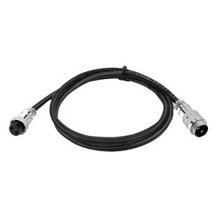 航空插头插座接头GX12 16  20对接式带线 1米 公头+母头连接器整