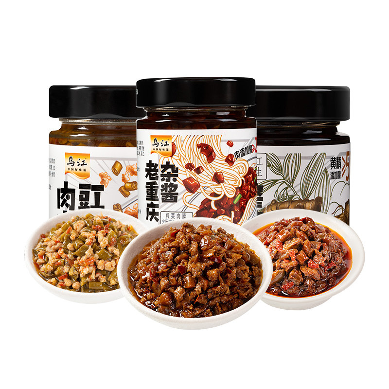 乌江老重庆杂酱138g肉末豇豆黄精榨菜酱下饭酱拌面酱小面酱正宗