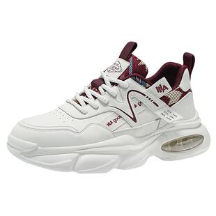 海澜之家鞋子男鞋春夏季透气网面休闲运动鞋男厚底增高小白老爹鞋