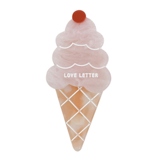 出口日本少女心醋酸冰淇淋发夹甜美风网红侧边碎发刘海夹边夹头饰