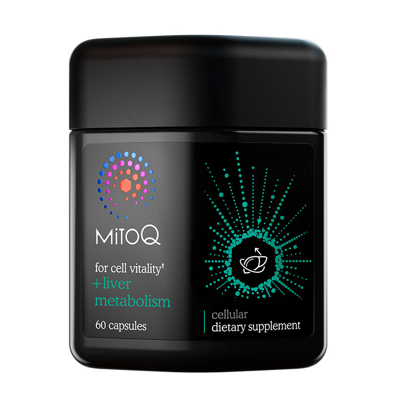 MitoQ官方净肝护肝胶囊控糖阻碳塑体代谢燃体60粒进口保健品
