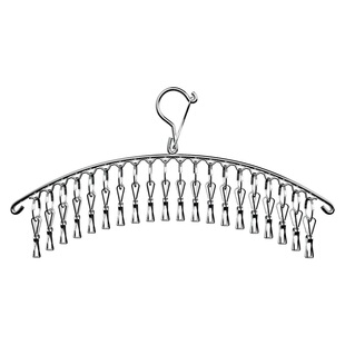 四万公里304不锈钢多夹子袜夹内衣晾晒架子家用衣架子防风不留痕