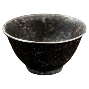 不亦室 松风舍 程伟手作 赤贫系列主人杯包银口大容量