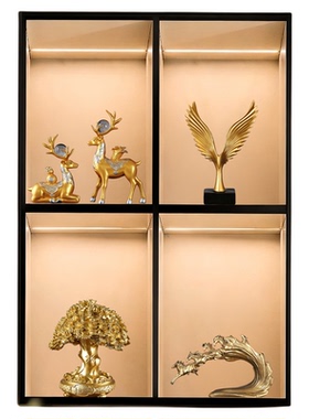 新款创意树脂装饰摆件套装工艺品