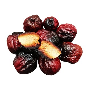 泡茶焦枣兰州三泡台用拉面馆烤枣煮罐罐茶糊枣八宝茶枣铁锅炒红枣