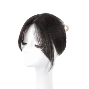 无需发卡假发女片头顶全真发刘海发缝贴增发遮白发蓬松无痕魔术贴