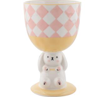 可爱高脚杯酒杯送女友男生日礼物马克水杯送闺蜜伴娘伴手礼兔杯子