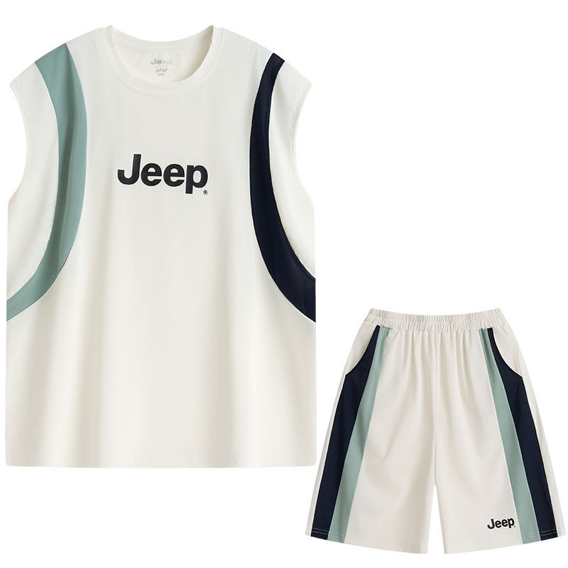 Jeep男童夏季凉感速干运动套装