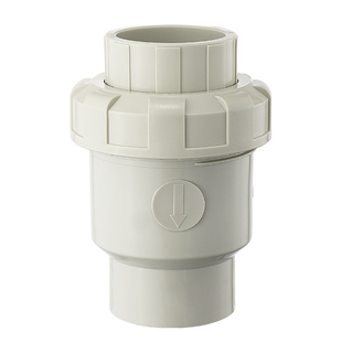 戎生PPH球型止回阀塑料给水管配件PPR热熔对焊式单向立式逆止阀