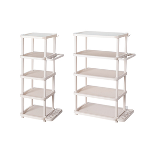 tenma天马收纳鞋架简易鞋柜多层多功能门口塑料落地置物架雨伞架