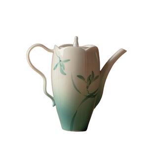 繁野手绘兰花茶壶执壶高颜值陶瓷功夫茶具泡茶壶带球孔过滤不烫手