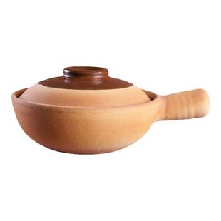 陶土砂锅商用单柄米线煲仔饭黄焖鸡陶瓷砂锅耐火耐温煲菜锅小沙锅