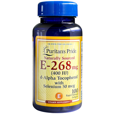 普丽普莱维生素e软胶囊硒片美国