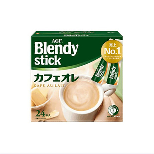 日本原装进口AGF布兰迪速溶咖啡粉三合一拿铁咖啡原味大盒奶茶可