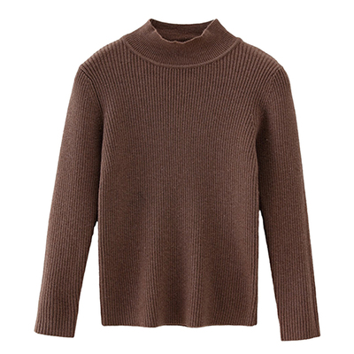 男女童半高领羊毛衫针织衫毛衣