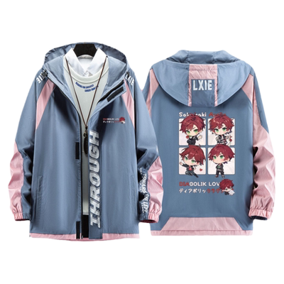 逆卷绫人周边男女休闲连帽夹克