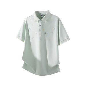 【奥特莱斯】夏季小众刺绣POLO衫