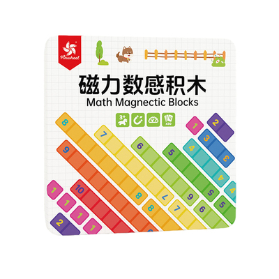 Pinwheel磁力数感积木早教教具