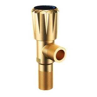 全铜角阀冷热水开关家用加厚4分通阀门卫浴马桶三角阀连接水管器