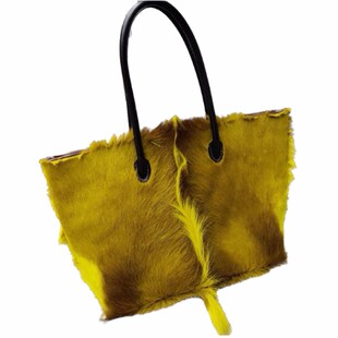 托特包进口跳羚羊牛皮把手提包轻奢侈大牌高档限量欧美时尚简约