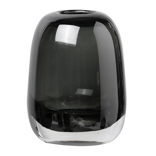 日式简约创意原色玻璃花瓶水培鲜花插花工艺品客厅装饰品餐桌摆件