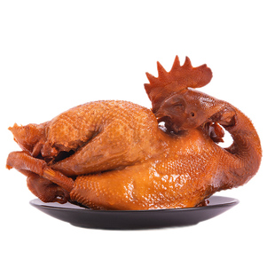 山东东营特产李家百年史口烧鸡五香卤味熟食送人整只真空包装