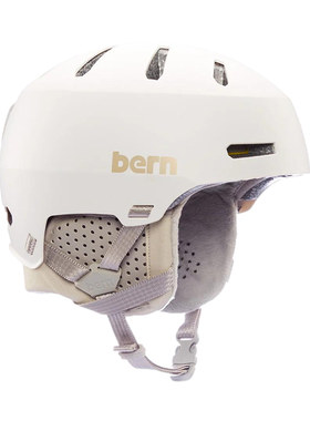 [正火雪具]BERN亚洲款MACON2.0现货超轻保暖防风滑雪头盔MIPS