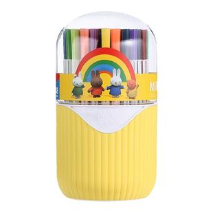 晨光水彩笔儿童可水洗安全无毒彩笔小学生专用画画笔12/18/24/36/48色细杆六角美术生专用绘画涂色颜色笔