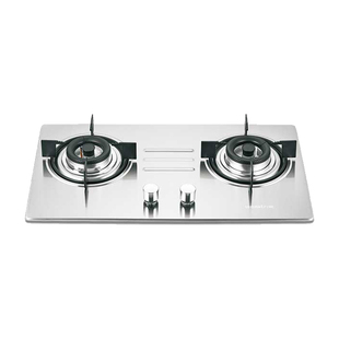 万喜JZT-758A1不锈钢燃气灶双灶家用嵌入式天然气液化气灶台式