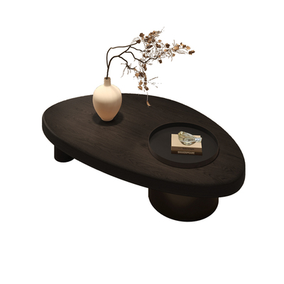 白蜡木茶几客厅2024新款中古风