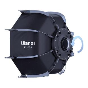 Ulanzi优篮子 Mini保荣卡口快拆八角30cm柔光箱40W掌上COB灯直播间补光灯柔光罩摄影棚灯光设备配件