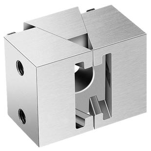 加硬双向ok夹具双边侧固膨胀平口钳台钳CNC电脑锣气动手动压紧器