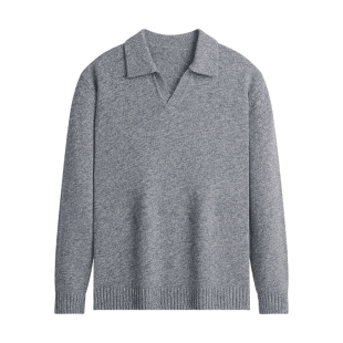 杉杉新款纯绵羊毛针织衫男士秋冬保暖打底衫毛线衣可机洗加厚内搭