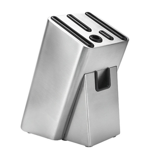 通用厨房刀架 430不锈钢加厚加大号刀座菜刀插刀架创意刀具收纳座