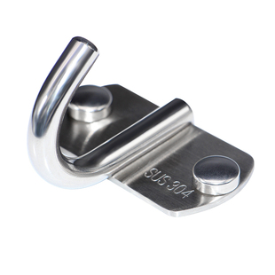 304不锈钢挂钩单个挂衣钩衣服衣帽衣钩卫生间厨房壁挂免打孔挂勾