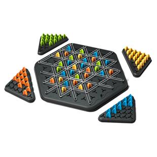 连锁三角棋皮筋儿童思维玩具益智亲子互动智力开发游戏几何三角旗