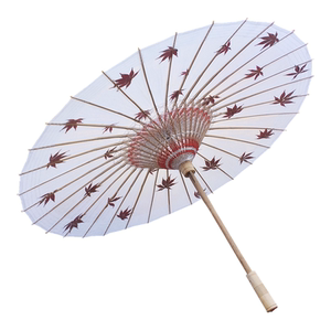 油纸伞枫叶手工古风防雨实用摄影