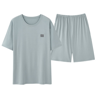 睡衣男款男士夏季莫代尔短袖2026新款夏款大码潮酷家居服套装夏天
