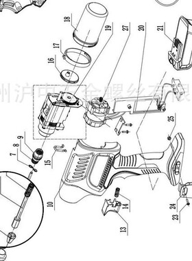 特倍孚TDC5000电动铆钉枪 锂电铆钉枪易损件配件