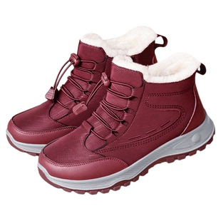 回力雪地靴女款2025新款加绒高帮棉靴女防水防滑棉鞋女冬季妈妈鞋
