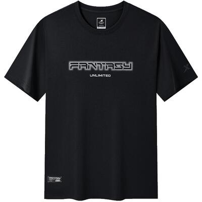 特步短袖男官方正品新款夏季男装简约百搭棉T恤休闲运动上衣男