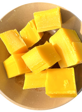 土蜂蜡渣中蜂巢蜜渣天然土蜂蜡食用纯蜂蜡引子诱蜂水封盖蜂蜜渣子