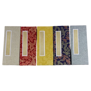 宣纸折页本6页8页10页12页风琴册拉页盖章本半熟宣纸书法小楷